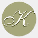 Pesquisar por monograma k adesivos Elegante