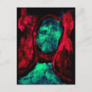 Pesquisar por abstract art cartoes postais Black