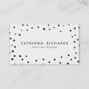 Pesquisar por bolinhas preto e branco para negocios cartao de visita Moderno