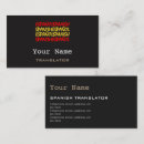 Pesquisar por bandeira espanhola horizontal cartao de visita Tradução