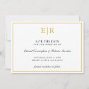 Pesquisar por monogram wedding save the date convites For her