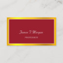 Pesquisar por vermelho e ouro cartao de visita Boss