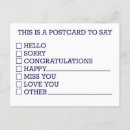 Pesquisar por caixa azul cartoes postais Azul e branco