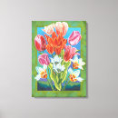 Pesquisar por arte da tulipa impressão de canvas Flores