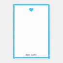 Pesquisar por coração azul personalizada papelaria For her