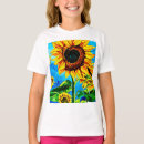 Pesquisar por flores grandes camisetas Azul