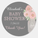 Pesquisar por rosa e cinza adesivos Chá de bebê