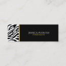 Pesquisar por zebra pequenos cartao de visita Feminino