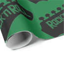 Pesquisar por rock and roll papel de presente Preto