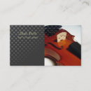 Pesquisar por música clássica cartao de visita Violinista