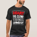 Pesquisar por palhaço mau camisetas Fantasia