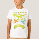 Pesquisar por dinossauros coloridos camisetas T rex
