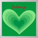 Pesquisar por coração verde pósteres pôsteres For her