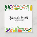 Pesquisar por fruta e vegetais cartao de visita Saudável