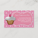 Pesquisar por cupcake delicioso cartao de visita Rosa