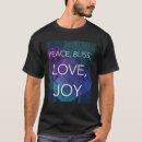 Pesquisar por paz amor alegria camisetas Inspiração