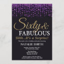 Pesquisar por roxo brilhante convites 60 anos