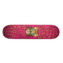 Pesquisar por leopardo cor de rosa skates Impressão do leopardo