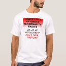 Pesquisar por sintomas camisetas Engraçado