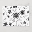 Pesquisar por floral cartoes postais Preto e branco