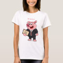 Pesquisar por desenhos animados porco camisetas Engraçado