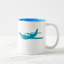Pesquisar por avião azul canecas Café