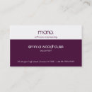 Pesquisar por roxo da beringela cartao de visita Moderno