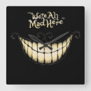 Pesquisar por gato cheshire parede relogios de parede Alice