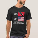 Pesquisar por bandeira trinidad masculinas camisetas Americano