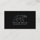 Pesquisar por urso preto cartao de visita Moderno