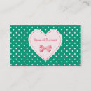 Pesquisar por coração verde cartao de visita Feminino