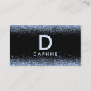 Pesquisar por brilho azul cartao de visita Monograma