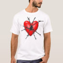 Pesquisar por arame farpado camisetas Coração