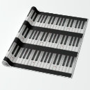 Pesquisar por chaves preto e branco papel de presente Chaves do piano
