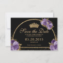Pesquisar por gold save the date convites Preto