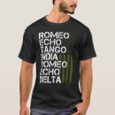 Pesquisar por alfabeto fonético camisetas Aposentado