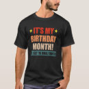 Pesquisar por mês do nascimento camisetas Todo