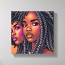 Pesquisar por mulheres negras impressão de canvas Rainha