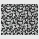 Pesquisar por fundo floral preto e branco Teste padrão