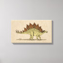 Pesquisar por dinossauros impressão de canvas Estegossauro