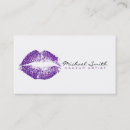 Pesquisar por lábios roxos cartao de visita Beleza