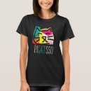 Pesquisar por arte abstrata camisetas Gato