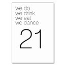 Pesquisar por comida cartoes de mesa Simples