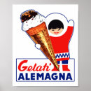 Pesquisar por sorvete vintage pósteres pôsteres Gelato