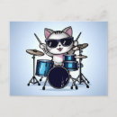 Pesquisar por drummer cartoes postais Música