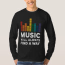 Pesquisar por equalizador gráfico camisetas Música