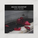 Pesquisar por chave cartao de visita Piano