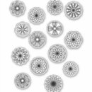 Pesquisar por flores brancas adesivos Geométrico