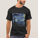 Pesquisar por pintura artística camisetas Noite estrelada