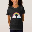 Pesquisar por nuvens arco íris camisetas Kawaii